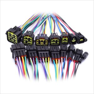 DJ2.3 Black Automotive Waterproof Connector